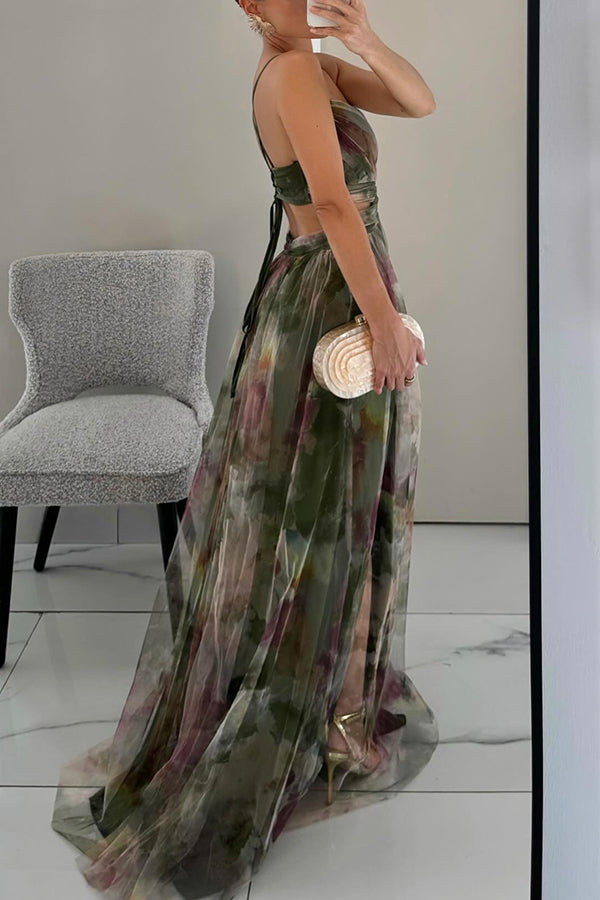Alina | Robe Maxi Éblouissante