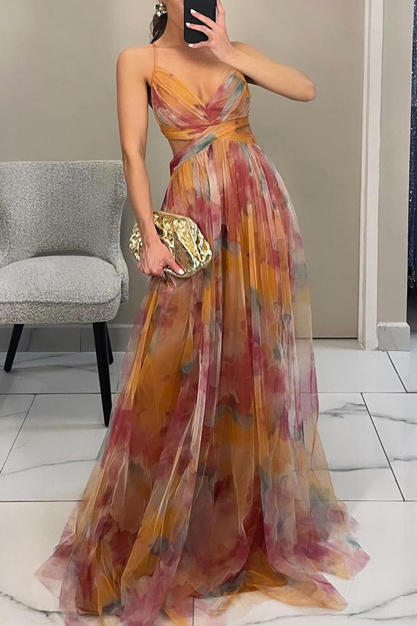 Alina | Robe Maxi Éblouissante