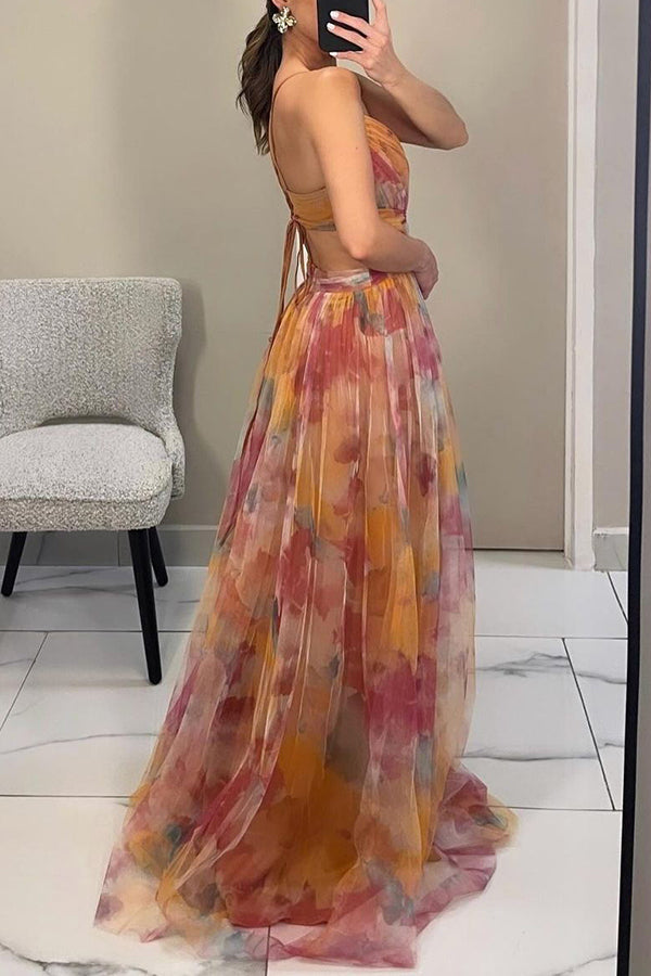 Alina | Robe Maxi Éblouissante
