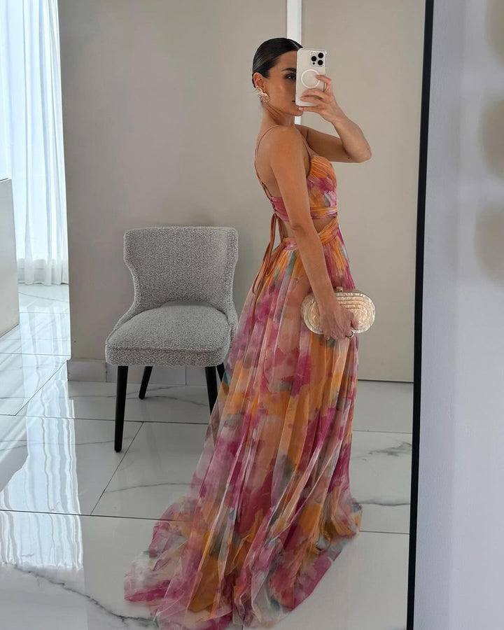 Alina | Robe Maxi Éblouissante