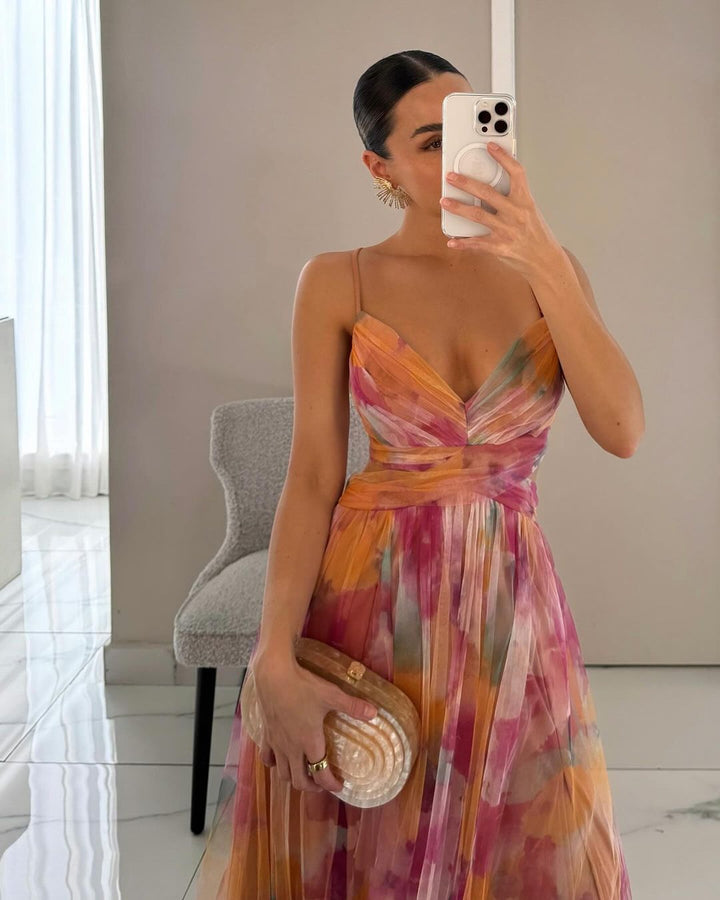 Alina | Robe Maxi Éblouissante