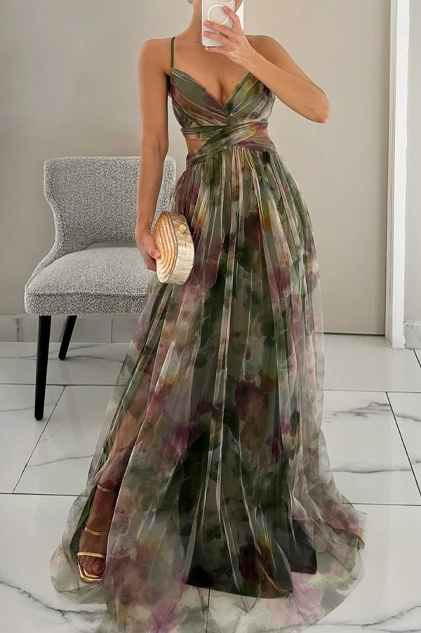 Alina | Robe Maxi Éblouissante