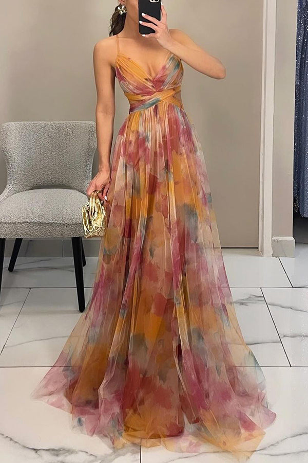Alina | Robe Maxi Éblouissante