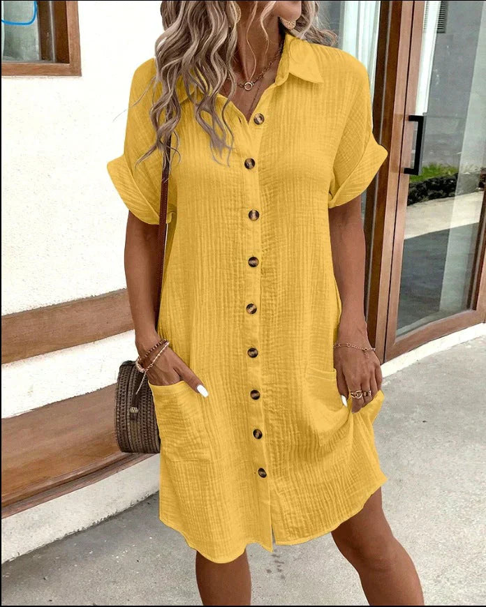 Aria - Robe Polo Classique Décontractée
