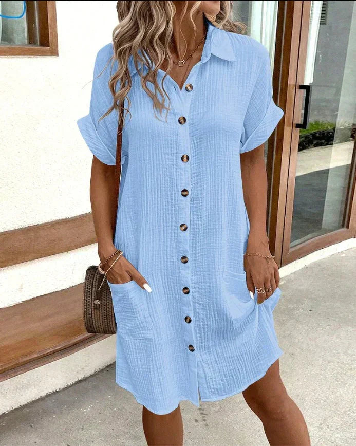 Aria - Robe Polo Classique Décontractée