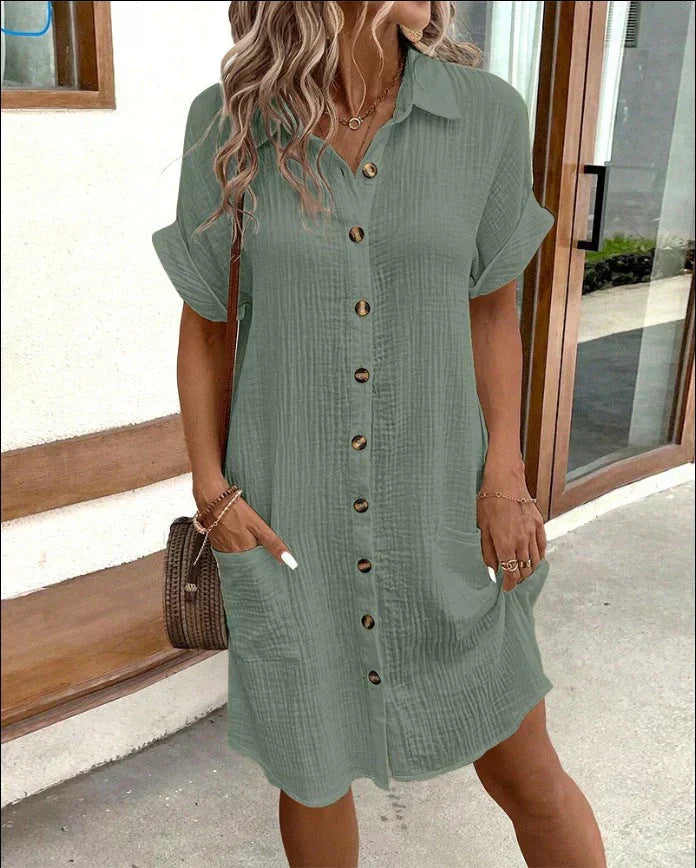 Aria - Robe Polo Classique Décontractée