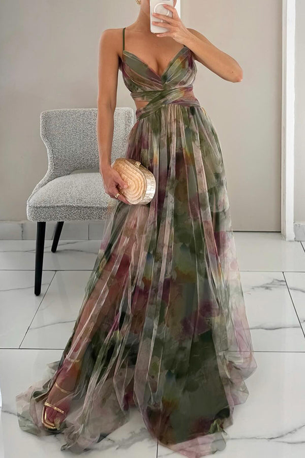 Alina | Robe Maxi Éblouissante